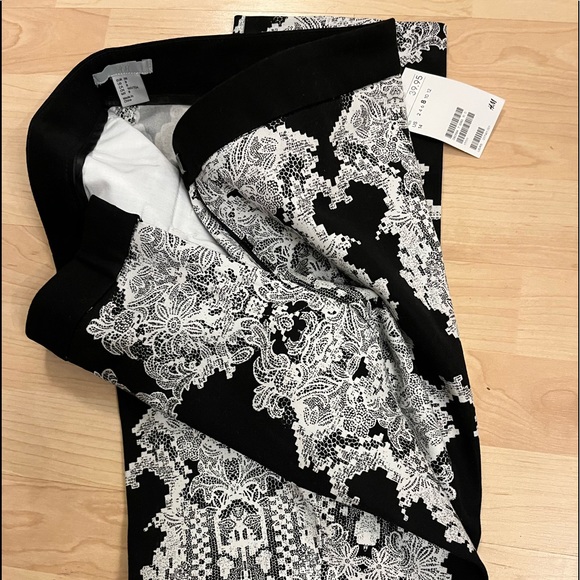 NWT Paisley Slacks with front snap & button. - Picture 1 of 5